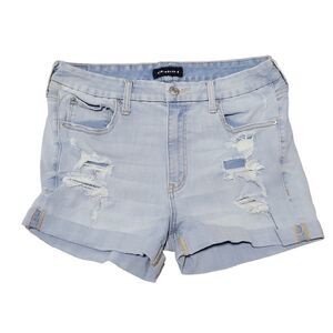 Aeropostale distressed jean shorts